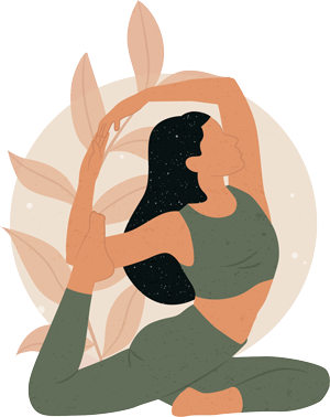 ÓM jóga studio Mladá Boleslav ilustrace